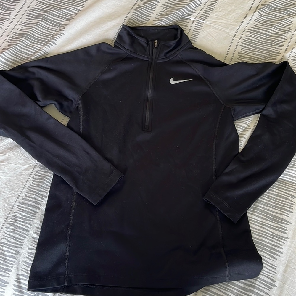 Nike black quarter zip
